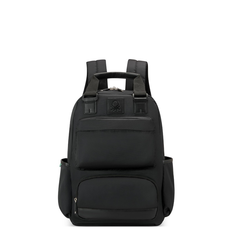 United Colors of Benetton Color Block Backpack (15.6 Inch Laptop Sleeve)