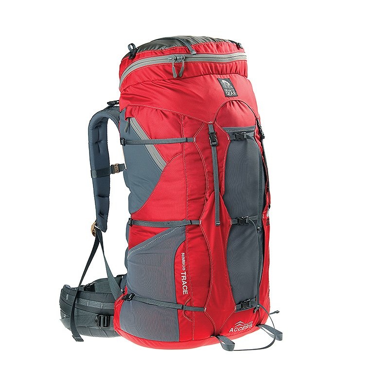 Granite Gear Men's Nimbus Trace 60 Backpack, Red/Moon Mist, Regular