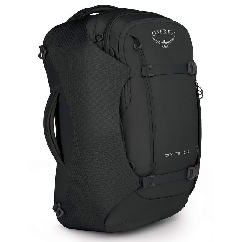 Osprey Packs Osprey Packs Porter 65 Travel Backpack, Black, One Size, Black, One Size