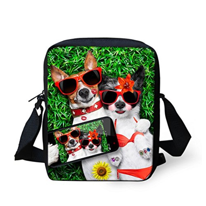 Doginthehole Fashion Animal Mini Satchel Women Crossbody Shoulder Purses Handbags