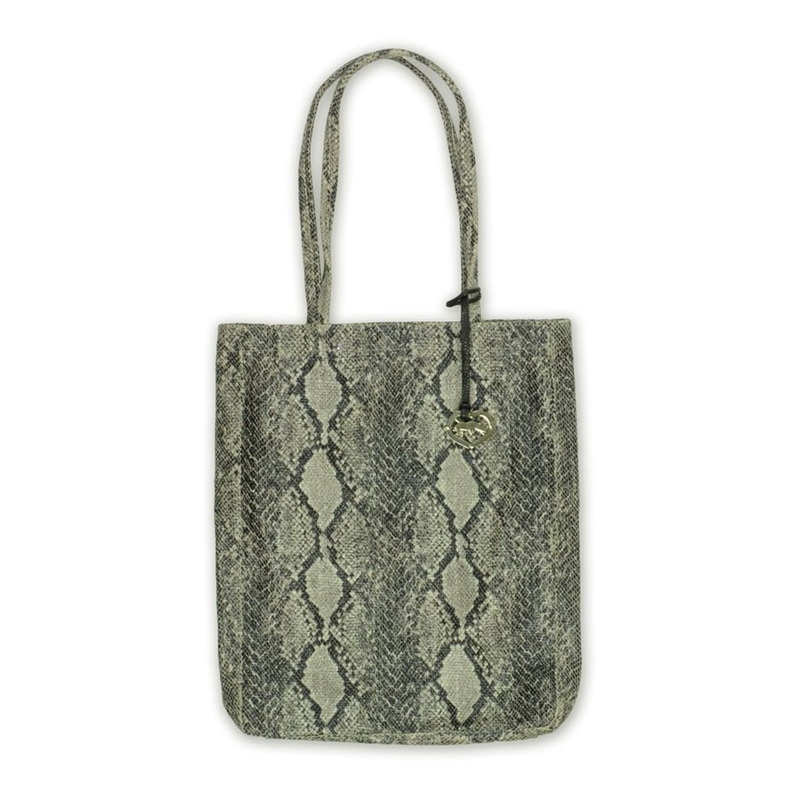 Ecko Unltd. Womens Charmer Tote Handbag Purse, Grey, Small (17 in. - 22 in.)