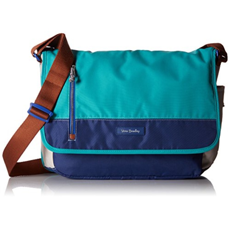 Laptop Messenger Lighten Up Messenger Bag, Cool Lagoon, One Size