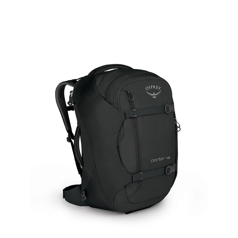 Osprey Packs Porter 46 Travel Backpack, Black