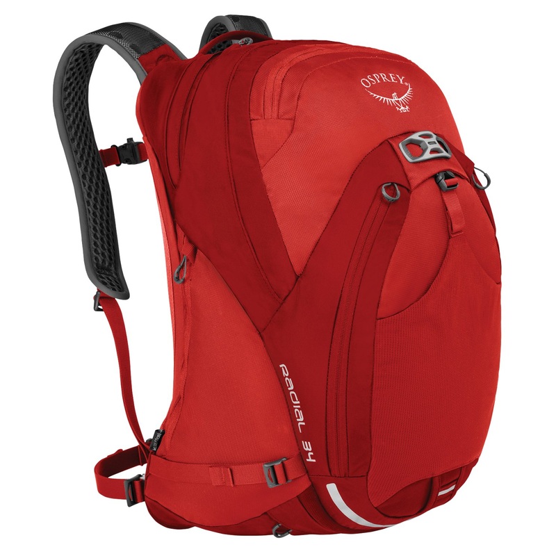 Osprey Packs Radial 34 Daypack, Lava Red, Small/Medium
