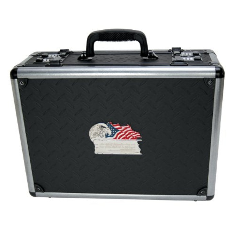 T.Z. Case International 2Nd Amendment Double Duty Pistol Case, Black, 18-Inch