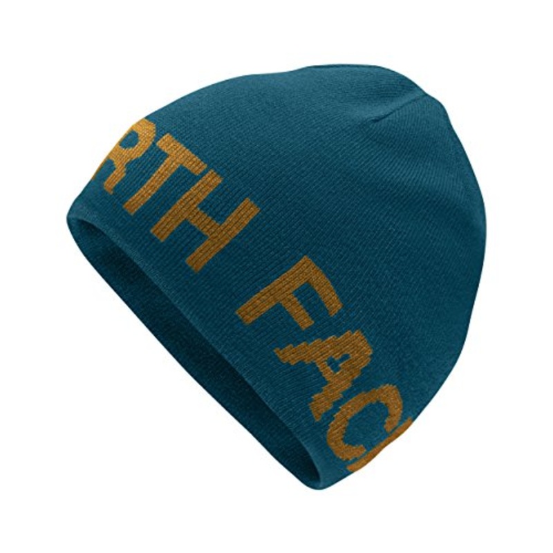 The North Face Reversible TNF Banner Beanie Kodiak Blue/Golden Brown Size One Size