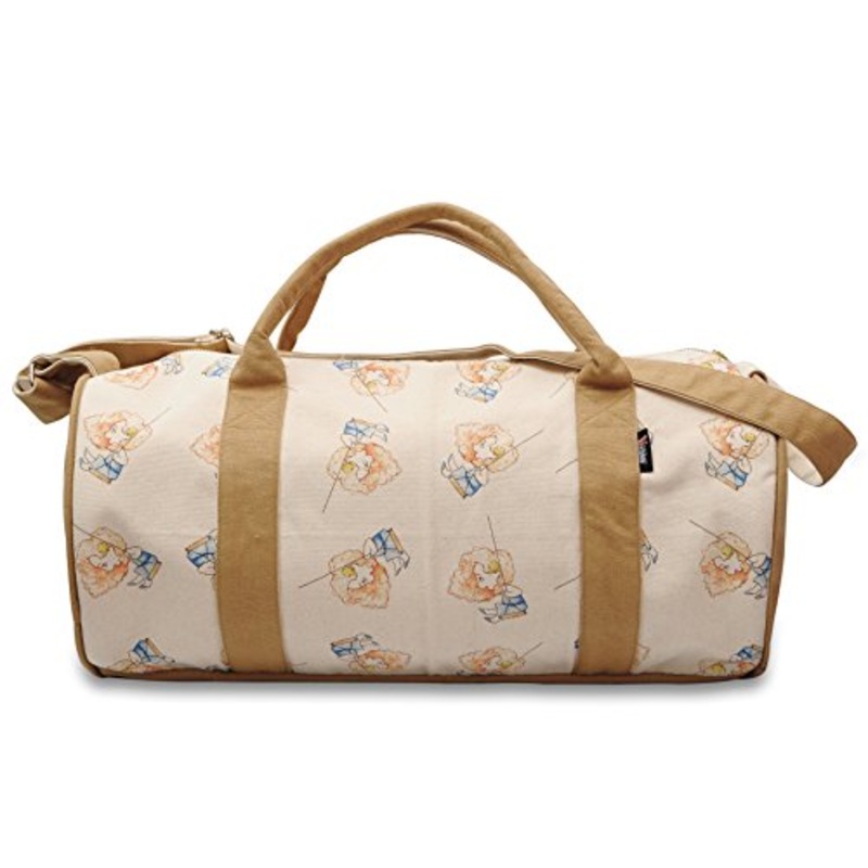 Vietsbay Women Pencil Drawing Little Girlprinted Canvas Travel Duffle Bag Was_47