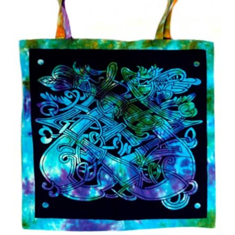 Azuregreen Rb74Dr Celtic Dragon Tote Bag