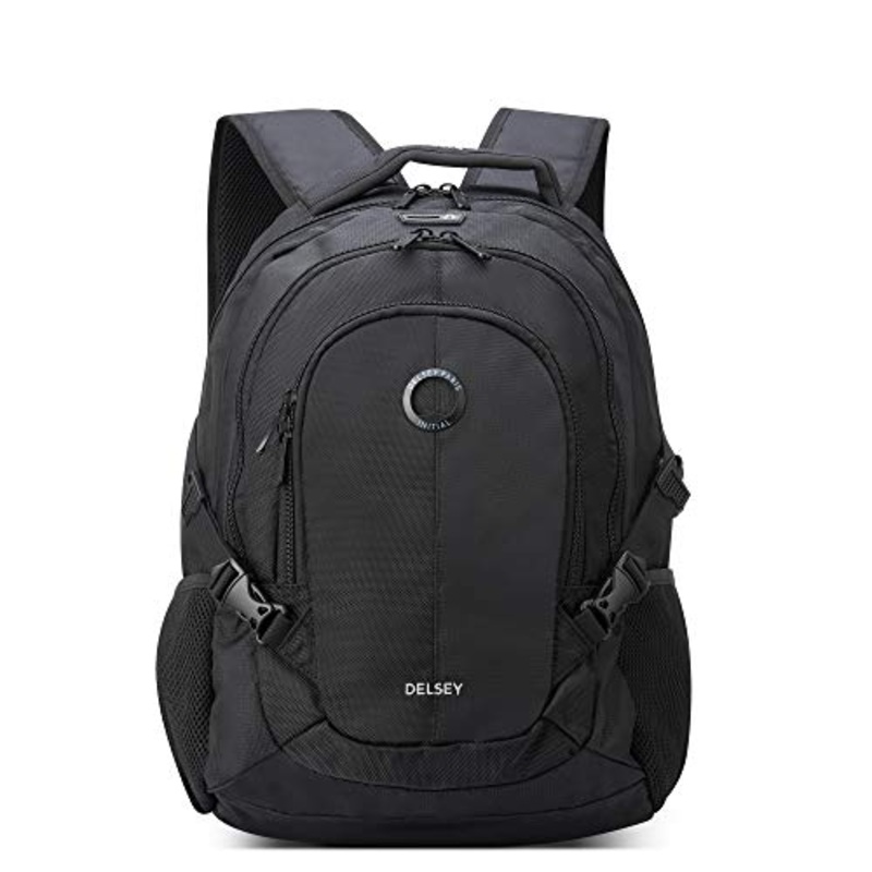 DELSEY Paris Navigator Laptop Backpack, Black, 15.6" Sleeve