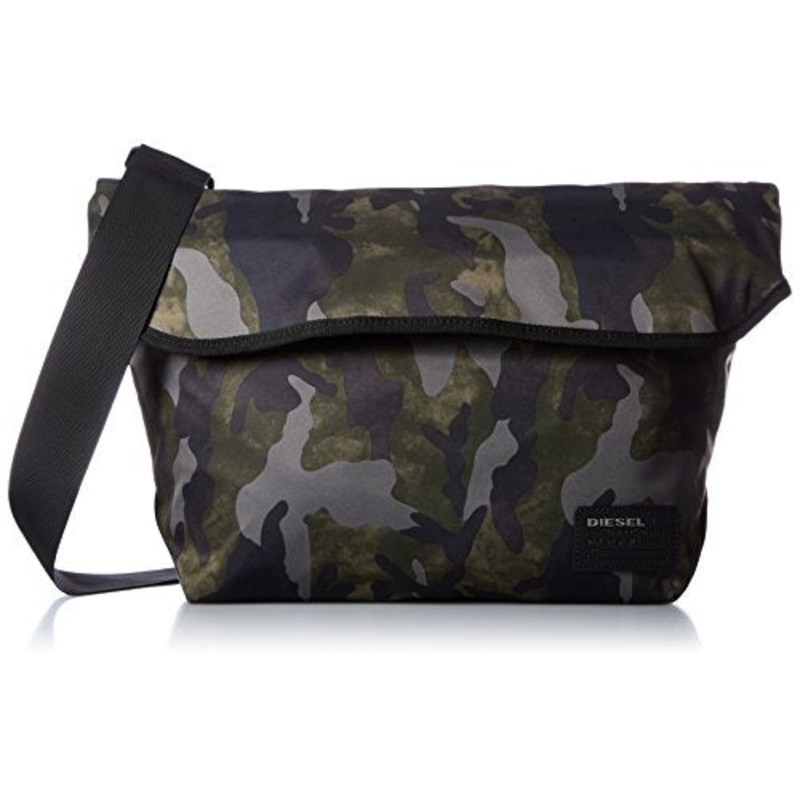 Diesel Men'S Ranks F-Close Messenger Bag, Military Camo