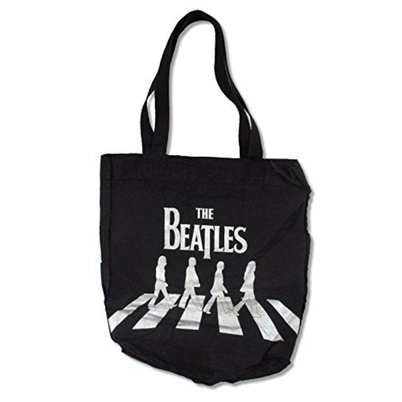 The Beatles Abbey Road Black Tote Bag