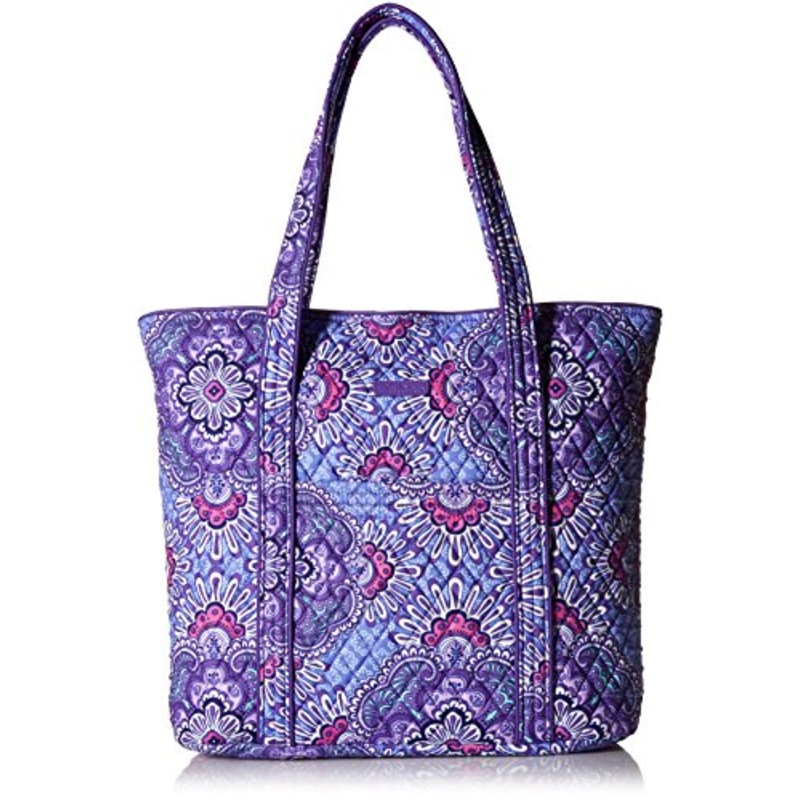 Vera Bradely Vera Tote, Lilac Tapestry, One Size