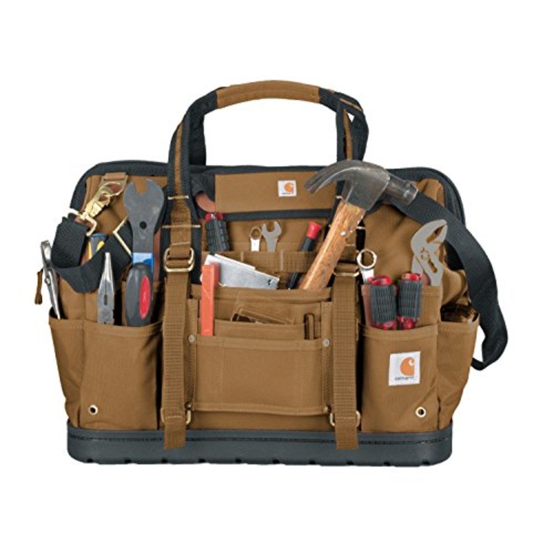 Carhartt Legacy Tool Bag 18-Inch W/ Molded Base, Carhartt Brown