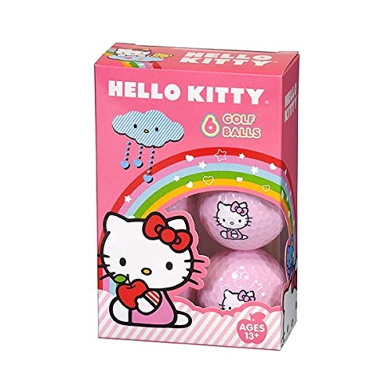Hello Kitty Golf "The Collection" Golf Balls Individual Box 6 Balls