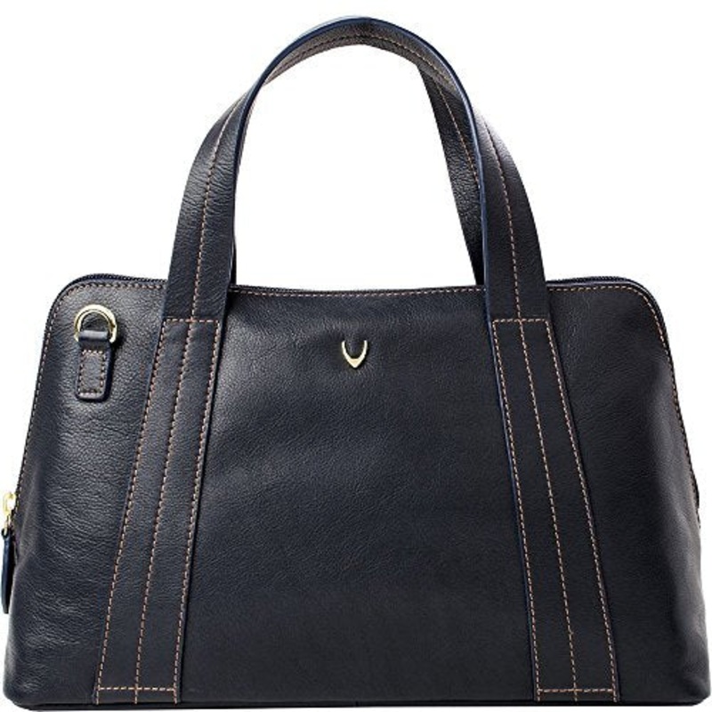 Hidesign Cerys Leather Satchel, Blue