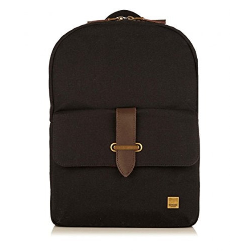 Knomo Balham Bude 15-Inch Zip Top Backpack, Black