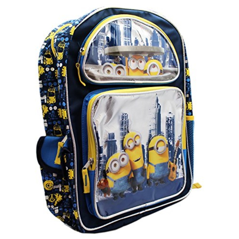 New Minions New York Travels Large School Backpack-4537