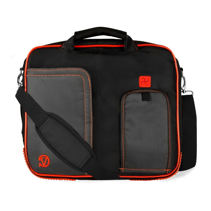 Red Durable Messenger Bag for HP SlateBook x2, HP Omni 10, HP Slate 10 HD Tablets