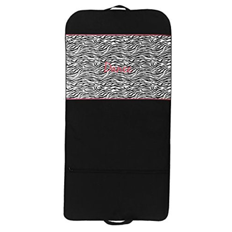 Sassi Designs Black Zebra Dance Garment Bag