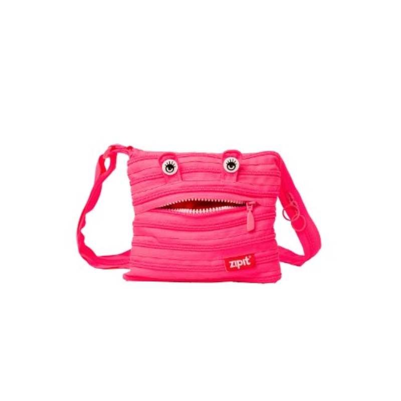 Zipit Monster Children Mini Shoulder Bag, Pink