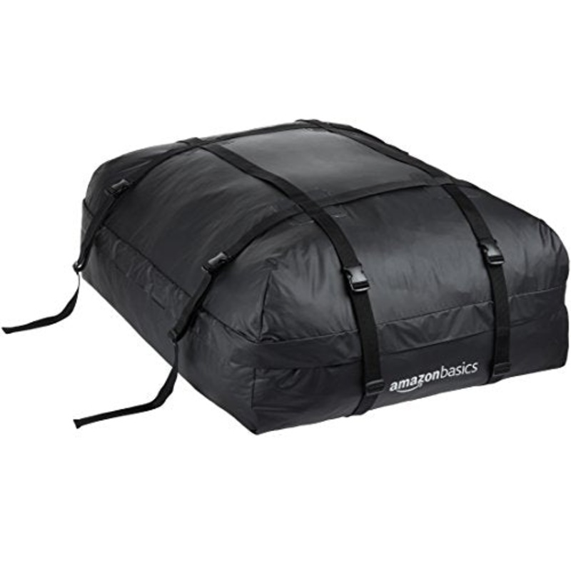 Amazonbasics Rooftop Cargo Carrier Bag, Black, 15 Cu. Ft.