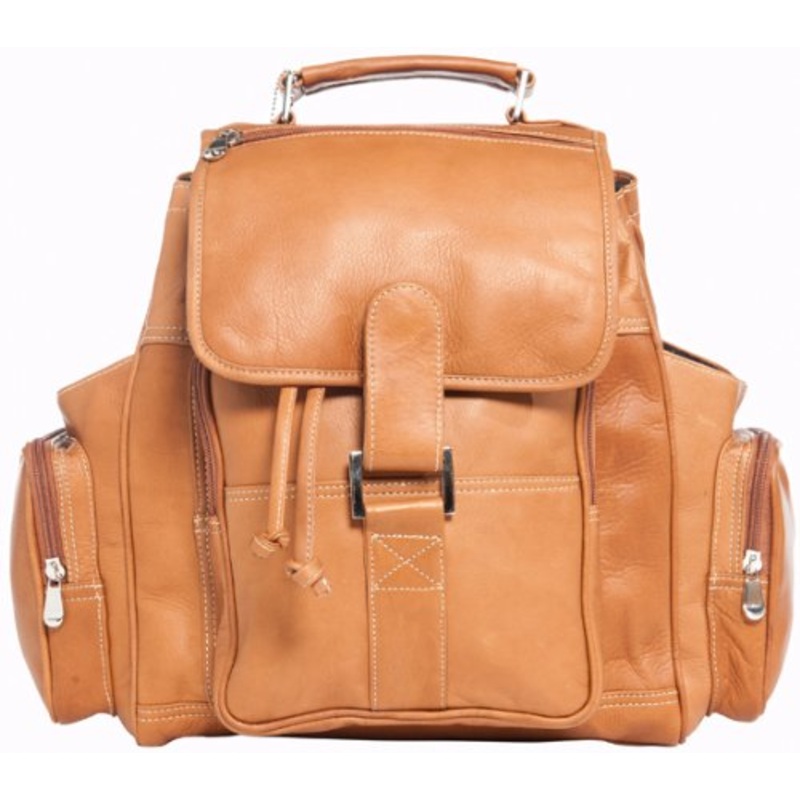 David King & Co. Deluxe Top Handle Extra Large Backpack, Tan, One Size