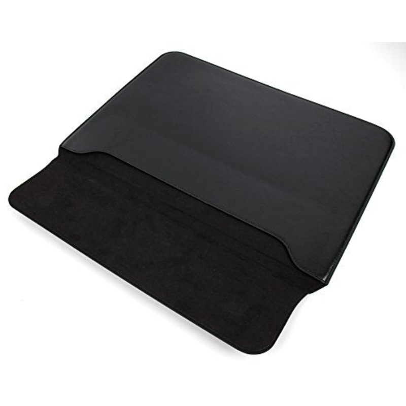 Duragadget Lightweight & Ultra-Portable Envelope-Style Pouch / Case In Black Synthetic Leather