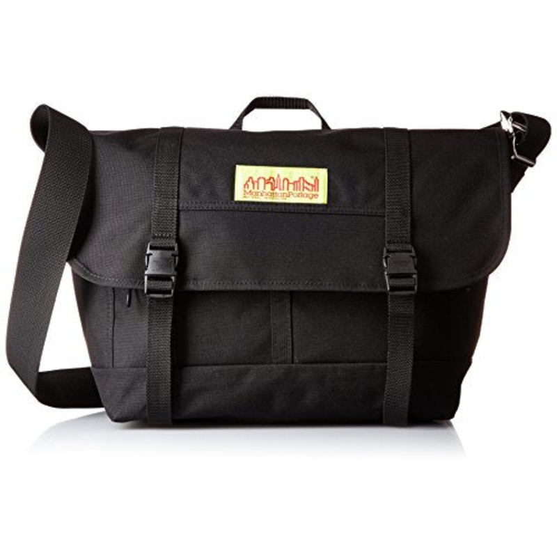 Manhattan Portage Medium Ny Bike Messenger Bag (Black)