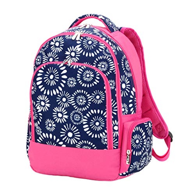 Reinforced Design Water Resistant Backpack and Lunch Sack Set (2 Piece, Riley)