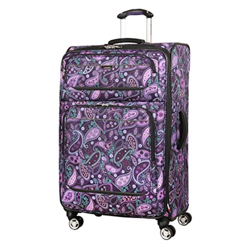 Ricardo Beverly Hills Mar Vista 28-Inch 4 Wheel Expandable Upright, Purple Paisley, One Size