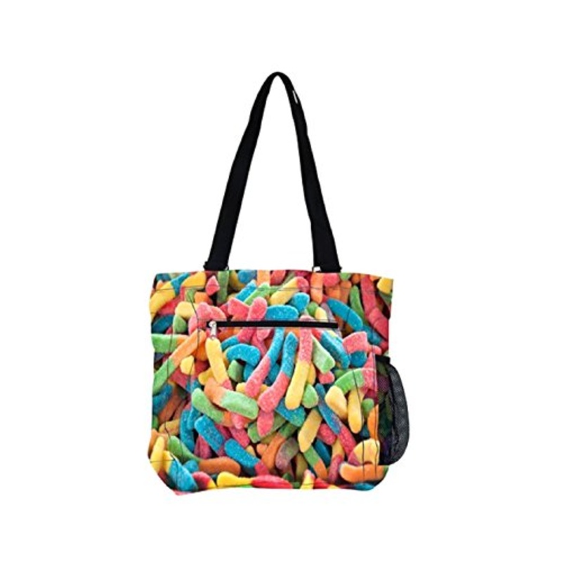 Sweets-A-Riffic Candy Tote Bag (Gummy Worms)