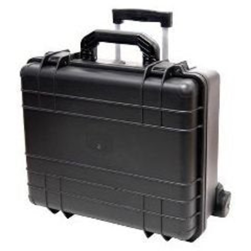 T.Z. Case International T.Z 7-Bottle Wheeled Wine Case, Molded Polypropylene, Black