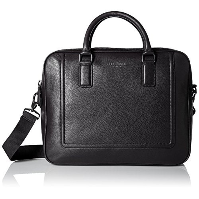 Ted Baker Men'S  Ragna Leather Bowler Bag, Black