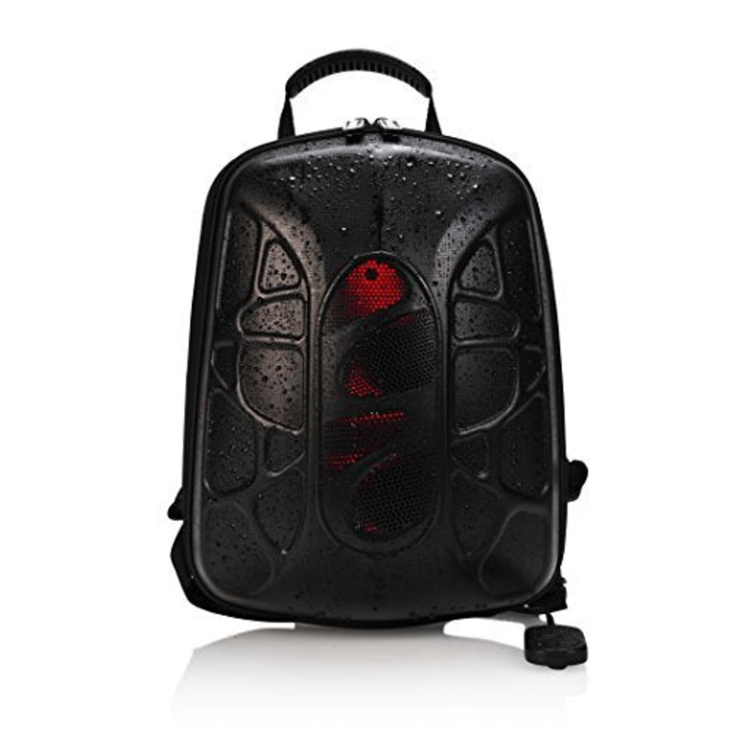 Trakk Shell Hiking Backpack With Waterproof Speaker - Lightweight Max-Bass Waterproof Shockproof