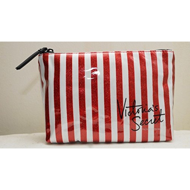Victoria'S Secret Stripe Cosmetic Bag