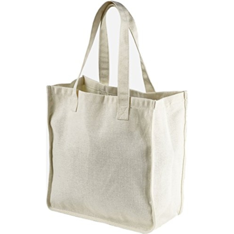Zuzify Hemp Market Day Tote Bag. Nf1093 Os Natural
