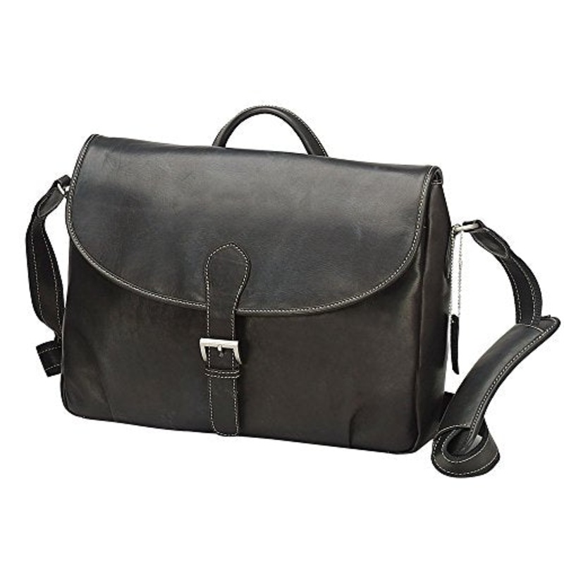Bellino Leather Messenger, Black