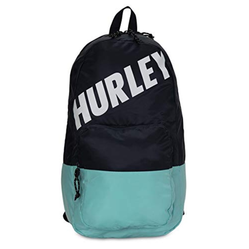 Hurley Fast Lane Laptop Backpack, Obsidian/Barely Volt/(Aurora G, one size