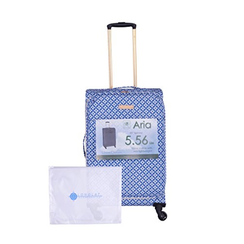 Jenni Chan Colima 2-Piece Set 24" Upright Spinner + 311 Bag, Blue