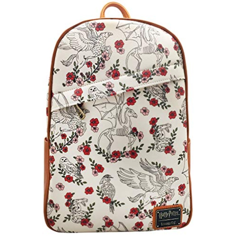 Loungefly Harry Potter Creatures Floral Mini Backpack