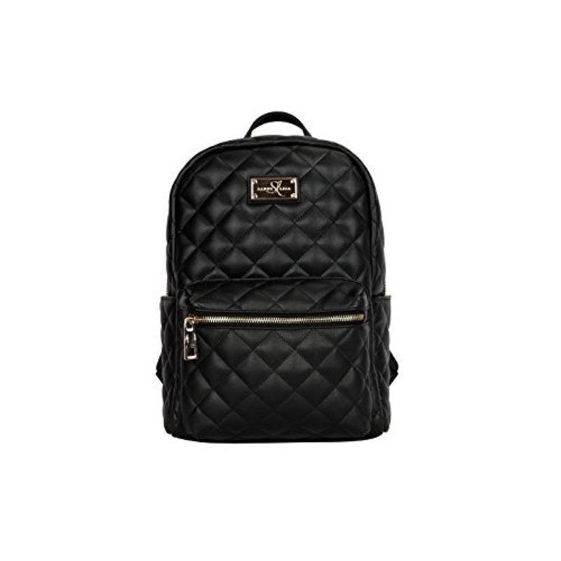 Sandy Lisa Backpack Bag Designer Lightweight Gold Trim Women Laptop Compartment