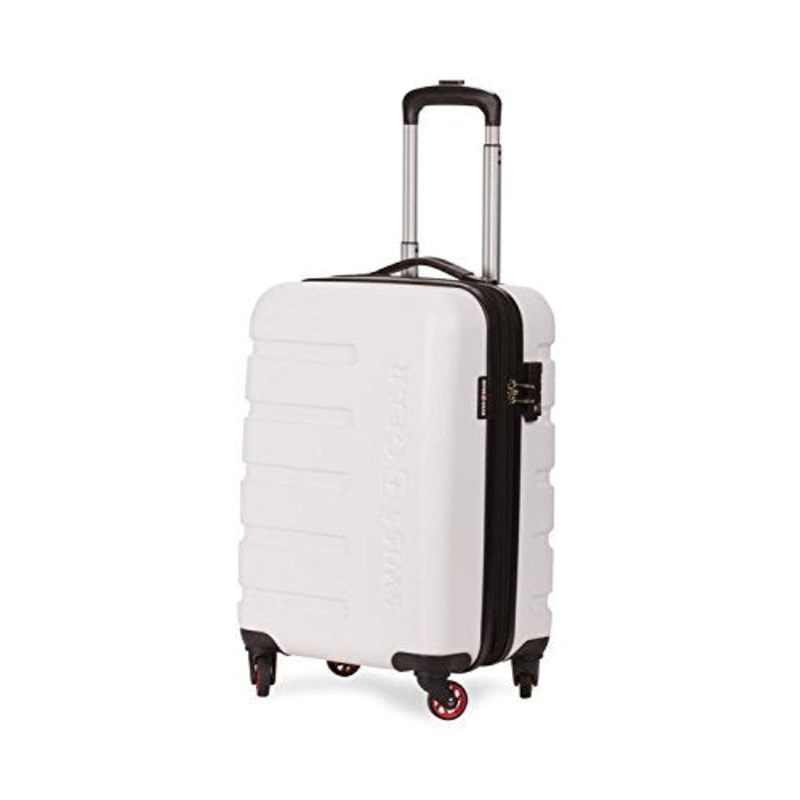 SWISSGEAR 7366 Expandable Hardside Spinner (18", White)