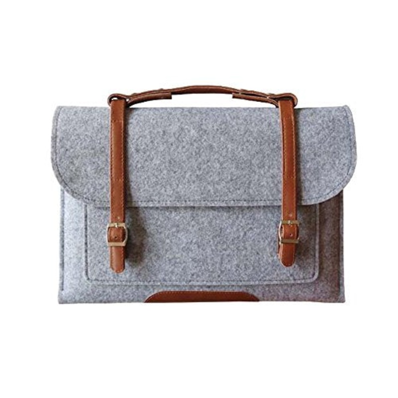 Creative Laptop Computer Briefcases Computer Laptop Bag Laptop Sleeve(Gray)