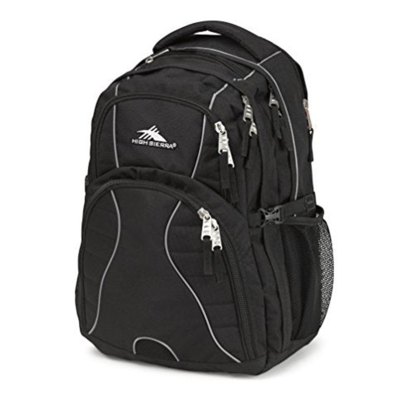 High Sierra Swerve Laptop Backpack, Black