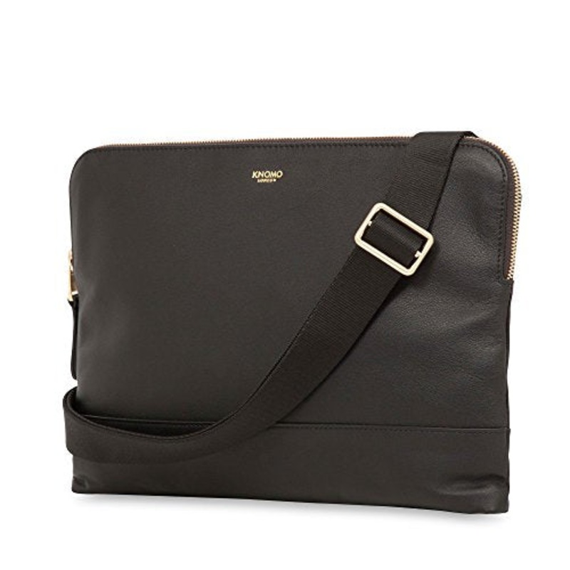 Knomo Mayfair Luxe Molton 12" Crossbody - Black