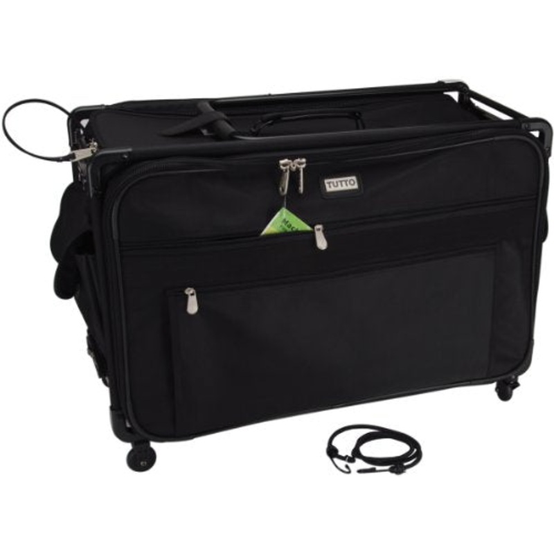 Tutto Tutto Machine On Wheels Case- 1X -Black 23"L X 15"H X 14"D