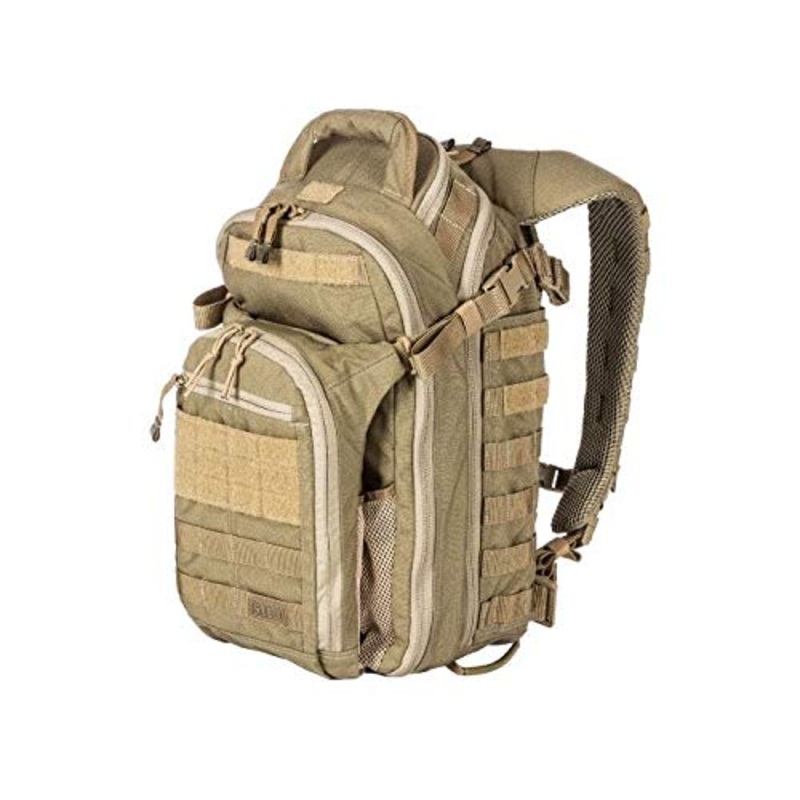 5.11 Tactical All Hazards Nitro Backpack, Nylon, 21-Liter Capacity, Gear Compatible, Sandstone, 1 SZ, Style 56167