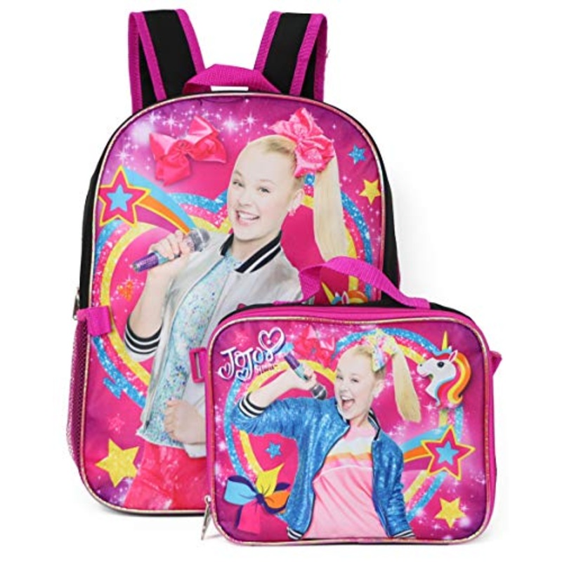 Nickelodeon Jojo Siwa Backpack Lunchbag Set (Rainbow)