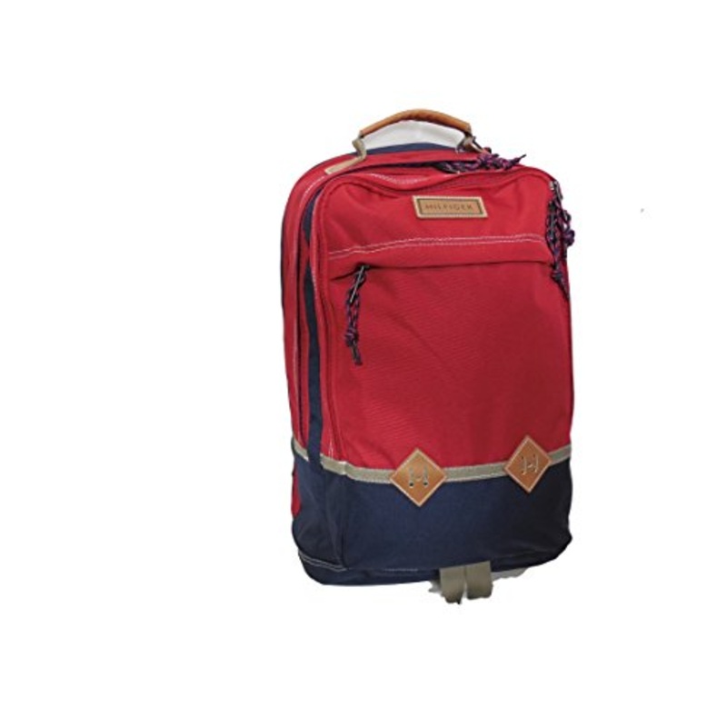 Tommy Hilfiger Unisex Duo Chrome Backpack Red Backpack