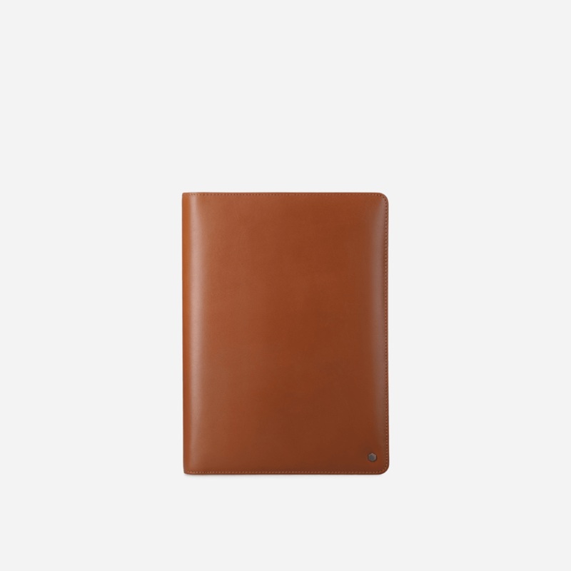 Jekyll & Hide Zip Around A4 Folder, Tan